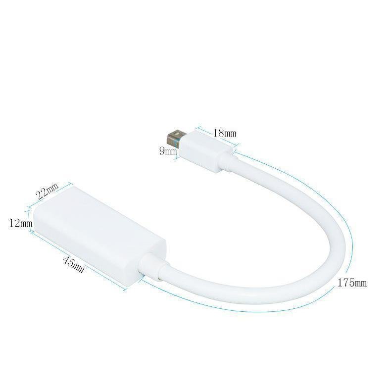 Macbook Thunderbolt Displayport till HDMI-adapter Svart Macbook Thunderbolt Displayport till HDMI-adapter Svart