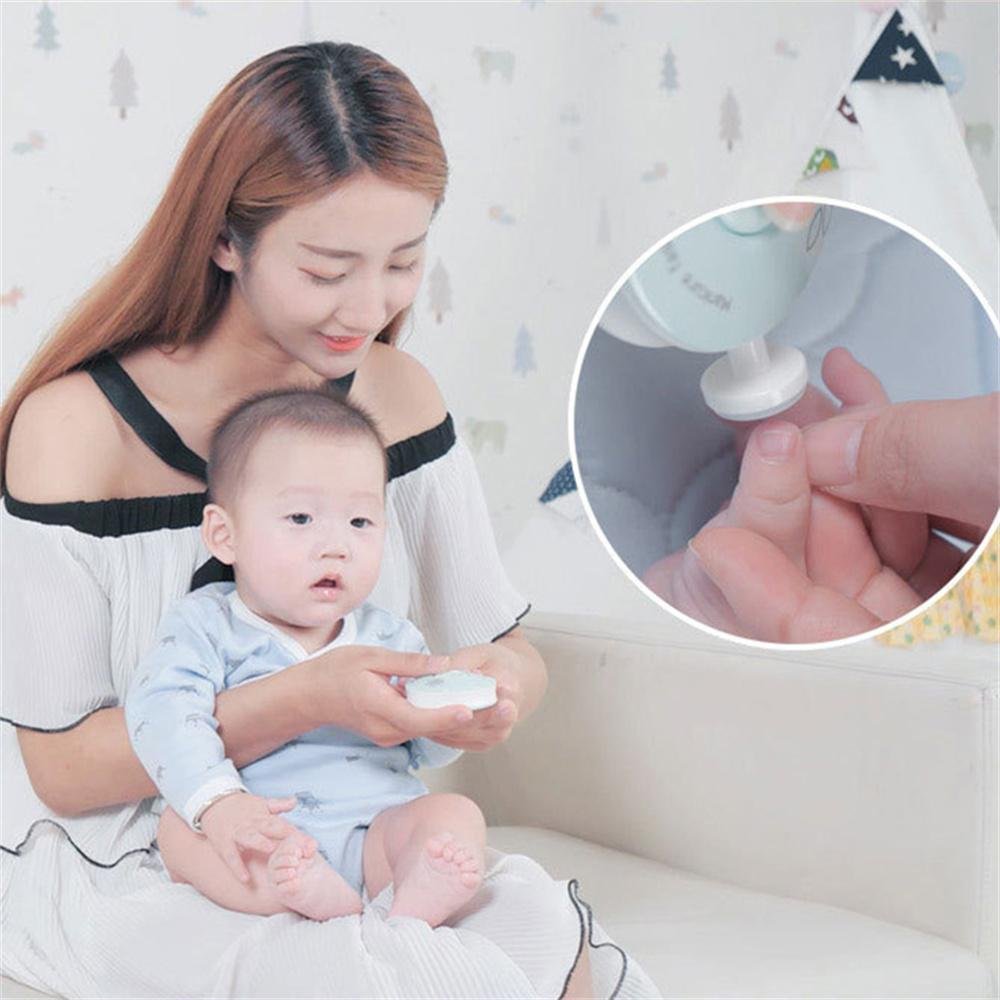 Baby nageltrimmer - nagelfilssats med 6 ersättningsdynor Baby nageltrimmer - nagelfilssats med 6 ersättningsdynor