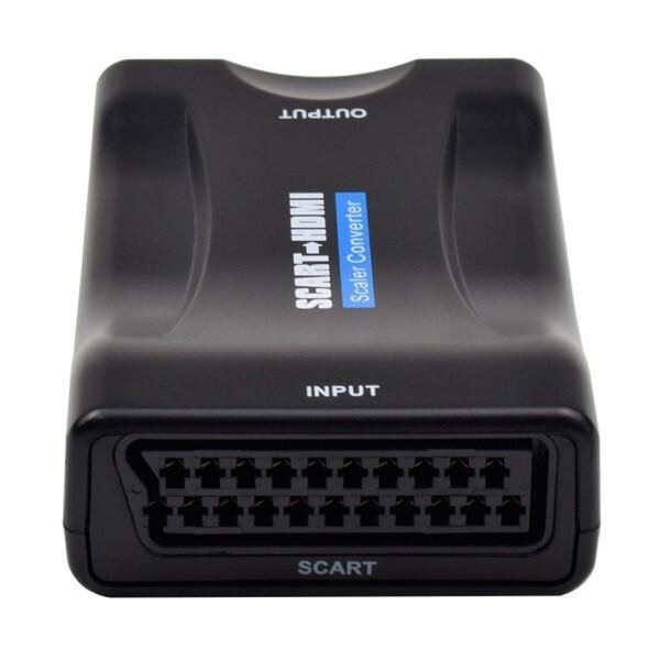 SCART till HDMI-adapter 1080P HD Video Audio Upscale Converter SCART till HDMI-adapter 1080P HD Video Audio Upscale Converter