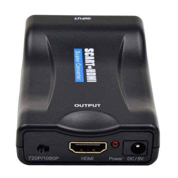 SCART till HDMI-adapter 1080P HD Video Audio Upscale Converter SCART till HDMI-adapter 1080P HD Video Audio Upscale Converter