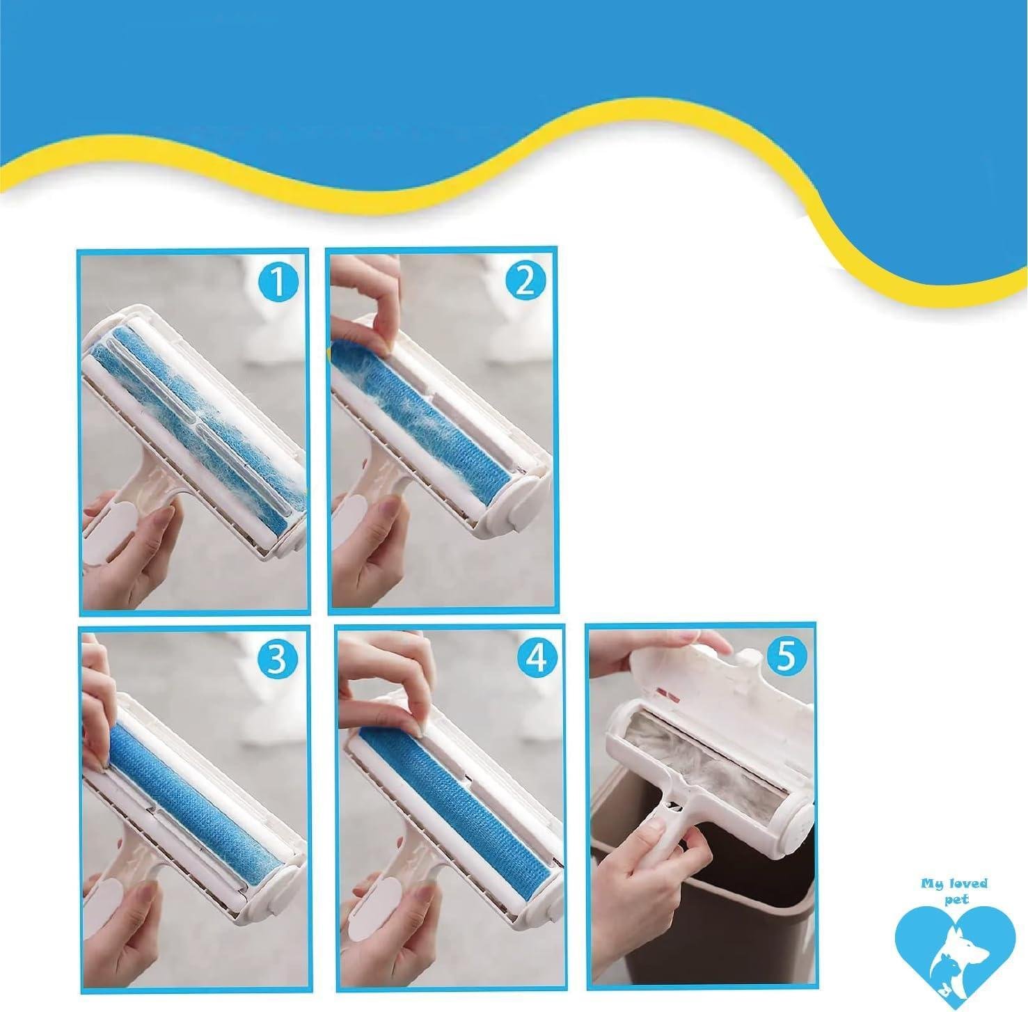 Luddborste, djurhår Luddborttagningsrulle Lint remover Luddborste, djurhår Luddborttagningsrulle Lint remover
