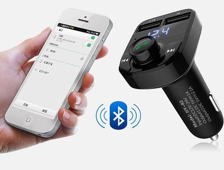 FM sändare X88A med bluetooth och handsfree Svart FM sändare X88A med bluetooth och handsfree Svart