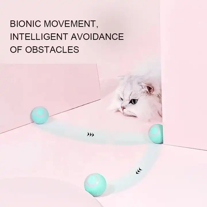 Cat Toy - Aktivering av rörlig boll / Boltrörelser för katt Cat Toy - Aktivering av rörlig boll / Boltrörelser för katt