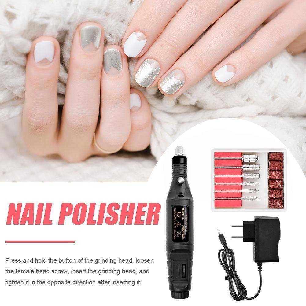 Nagelfil med 6 bitar (Elektrisk) Nagelfil med 6 bitar (Elektrisk)