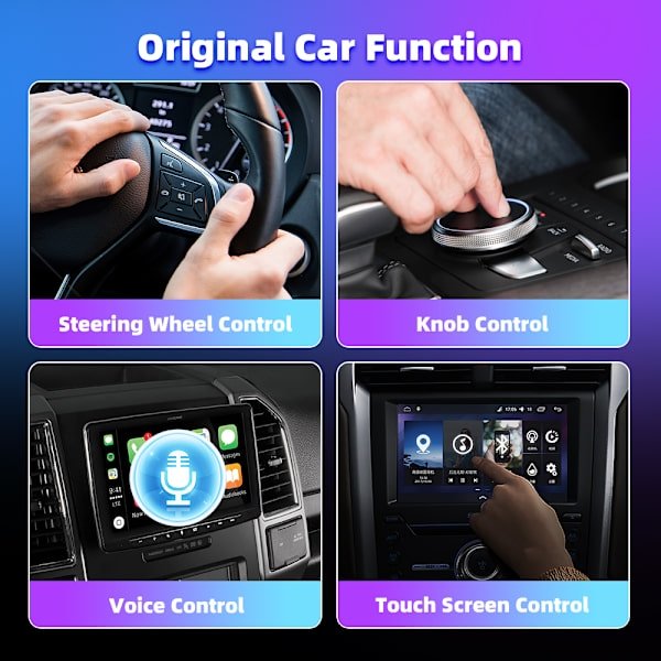 2025 Trådlös CarPlay-adapter – Uppgraderad, Trådlös CarPlay-dongel, Konverterar Trådbunden CarPlay till Trådlös, Plug and Play Trådlös CarPlay-adapter 2025 Trådlös CarPlay-adapter – Uppgraderad, Trådlös CarPlay-dongel, Konverterar Trådbunden CarPlay till Trådlös, Plug and Play Trådlös CarPlay-adapter