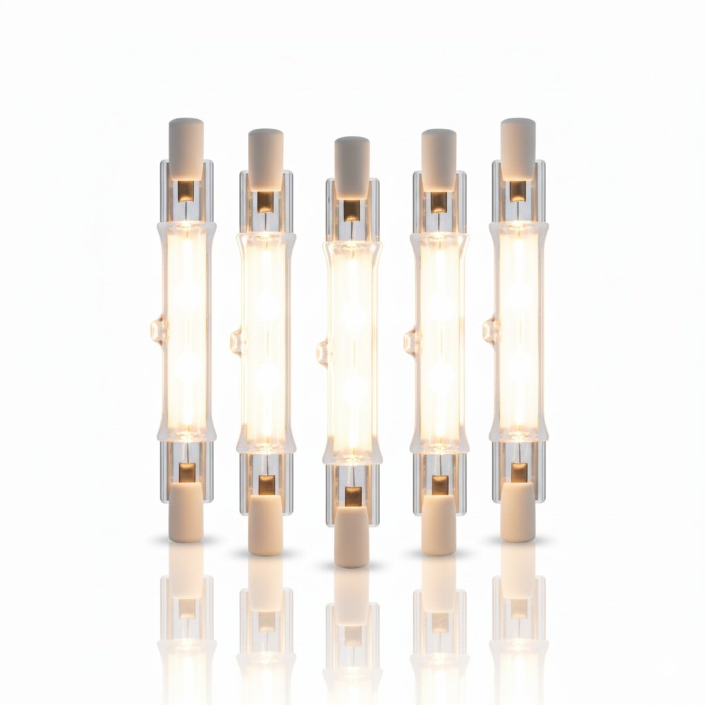 5-pack R7s 118mm 300W 230V – Linjära halogenlampor för stark belysning