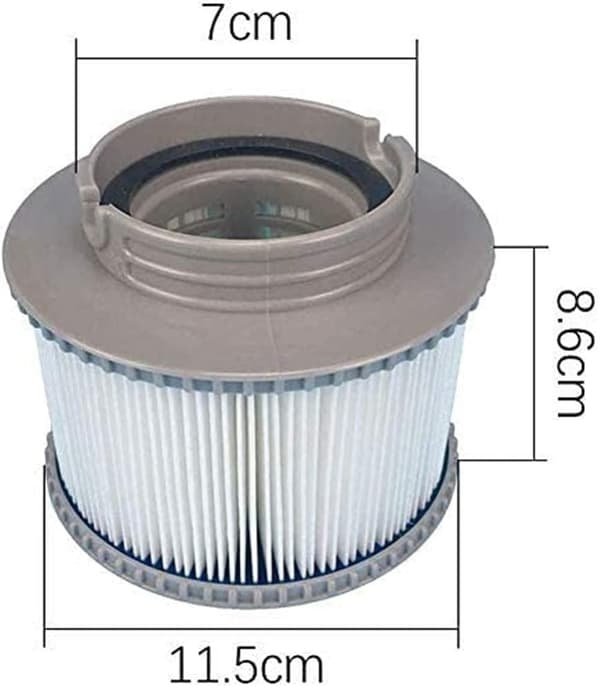 Poolfilter för MSPA Uppblåsbara Pooler FD2089 4-pack Poolfilter för MSPA Uppblåsbara Pooler FD2089 4-pack