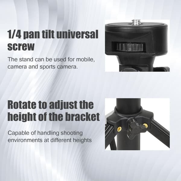 Mobilstativ / Kamerastativ Selfiepinne Tripod (45–160 cm) Mobilstativ / Kamerastativ Selfiepinne Tripod (45–160 cm)