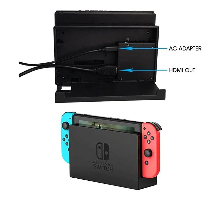 Adapter kompatibel med Nintendo Switch / Lite / OLED dockningsstation Adapter kompatibel med Nintendo Switch / Lite / OLED dockningsstation