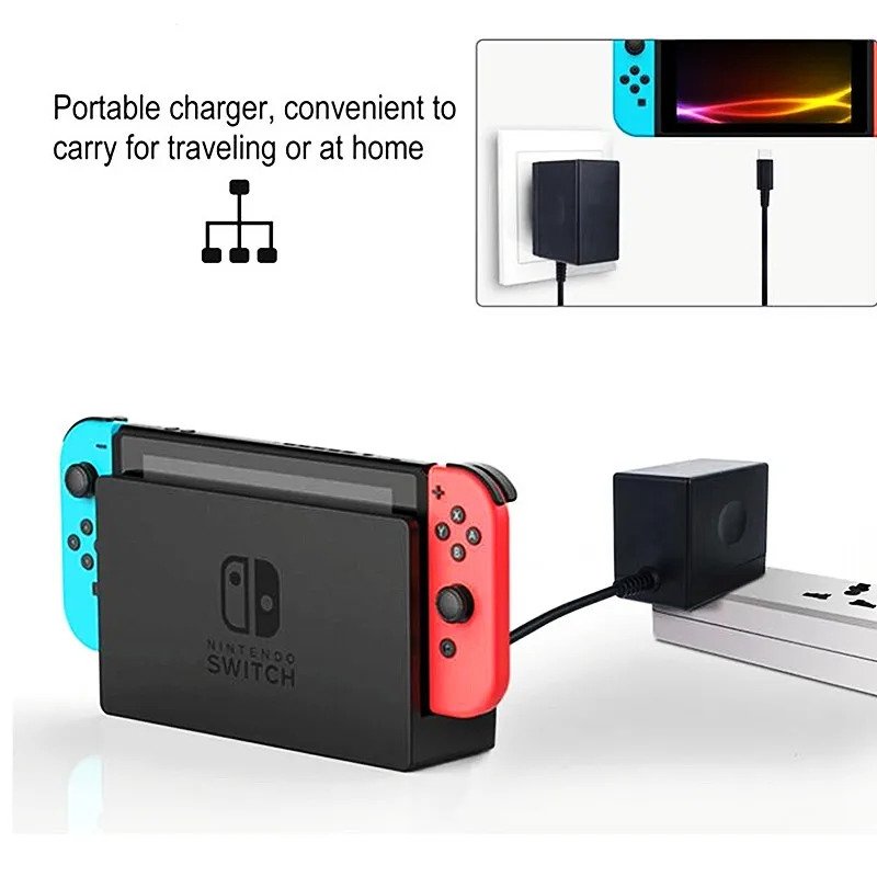 Adapter kompatibel med Nintendo Switch / Lite / OLED dockningsstation Adapter kompatibel med Nintendo Switch / Lite / OLED dockningsstation