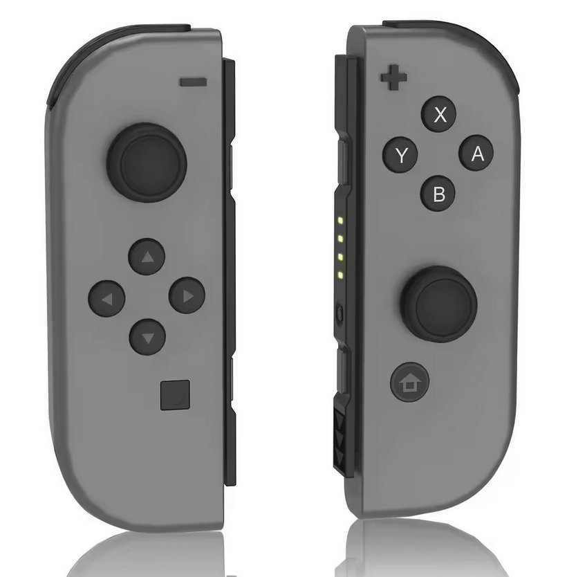 Handkontroll LED – Kompatibel med Nintendo Switch / Switch OLED Gray Handkontroll LED – Kompatibel med Nintendo Switch / Switch OLED Gray