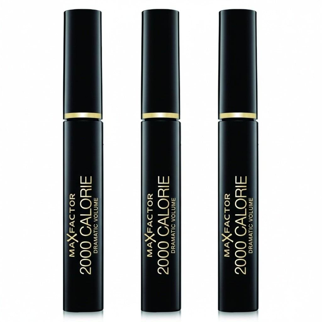 3-pack Max Factor Calorie Mascara 2000 Black 9ml